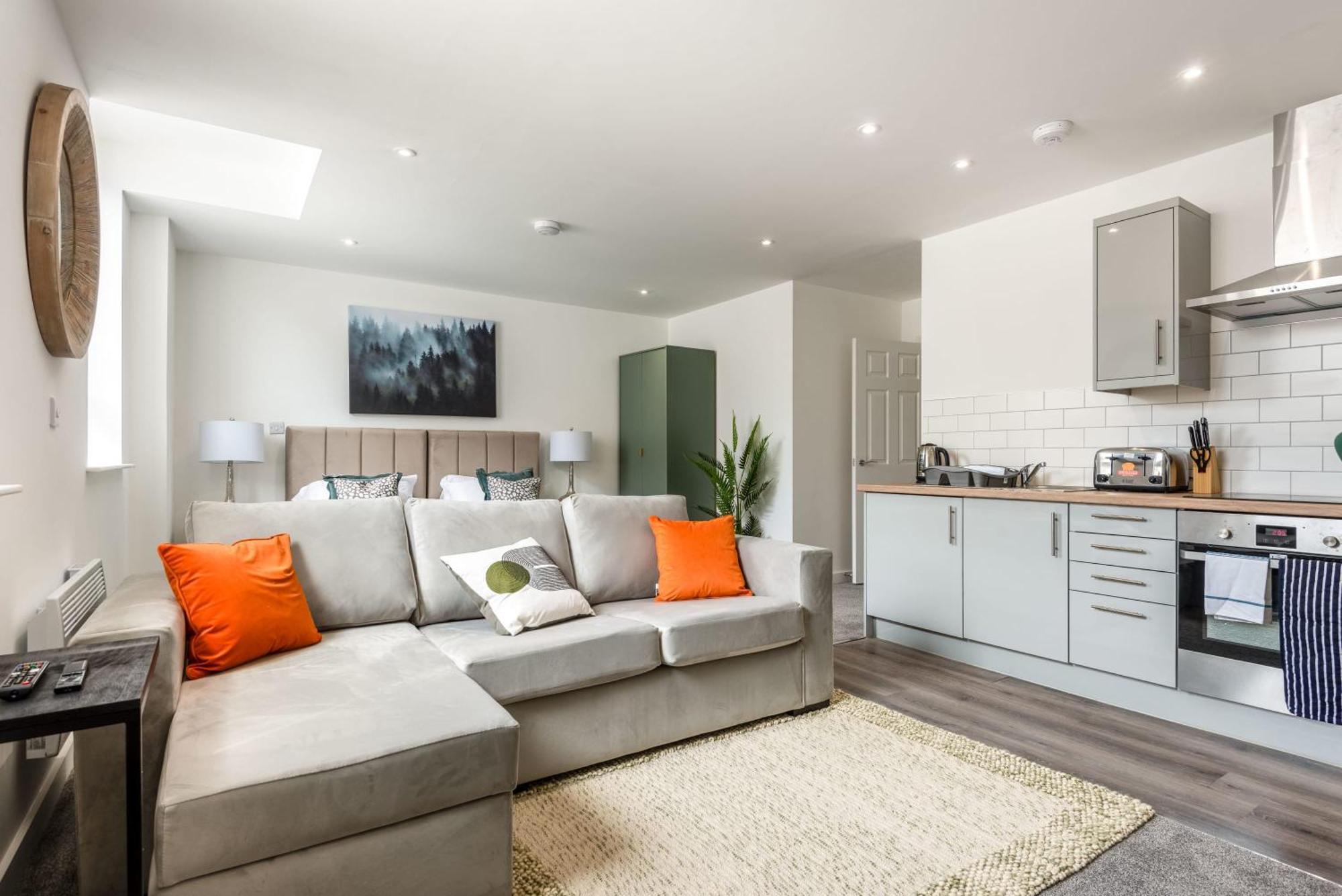 Contemporary 1 Bed Central Rotherham Studio المظهر الخارجي الصورة