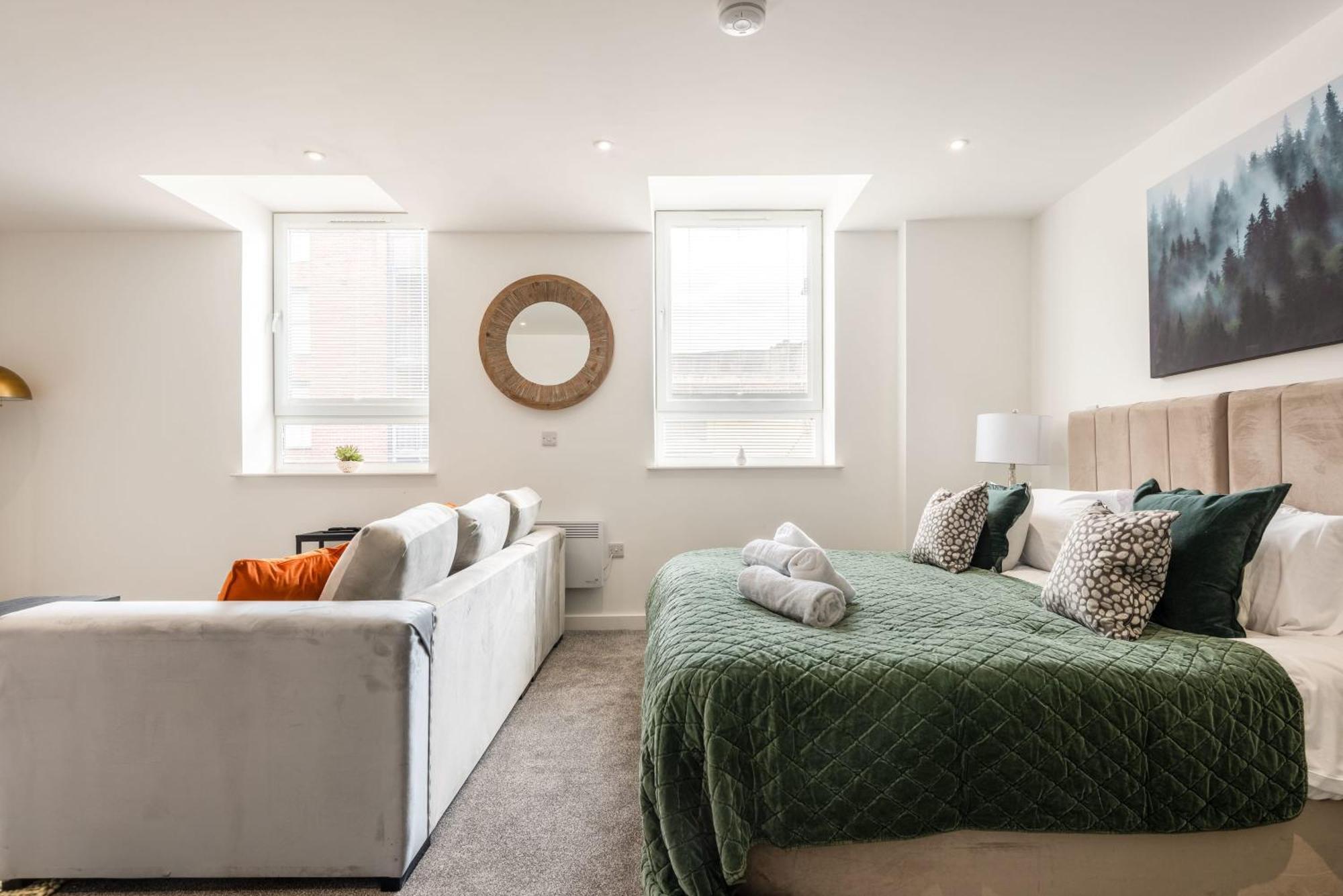 Contemporary 1 Bed Central Rotherham Studio المظهر الخارجي الصورة