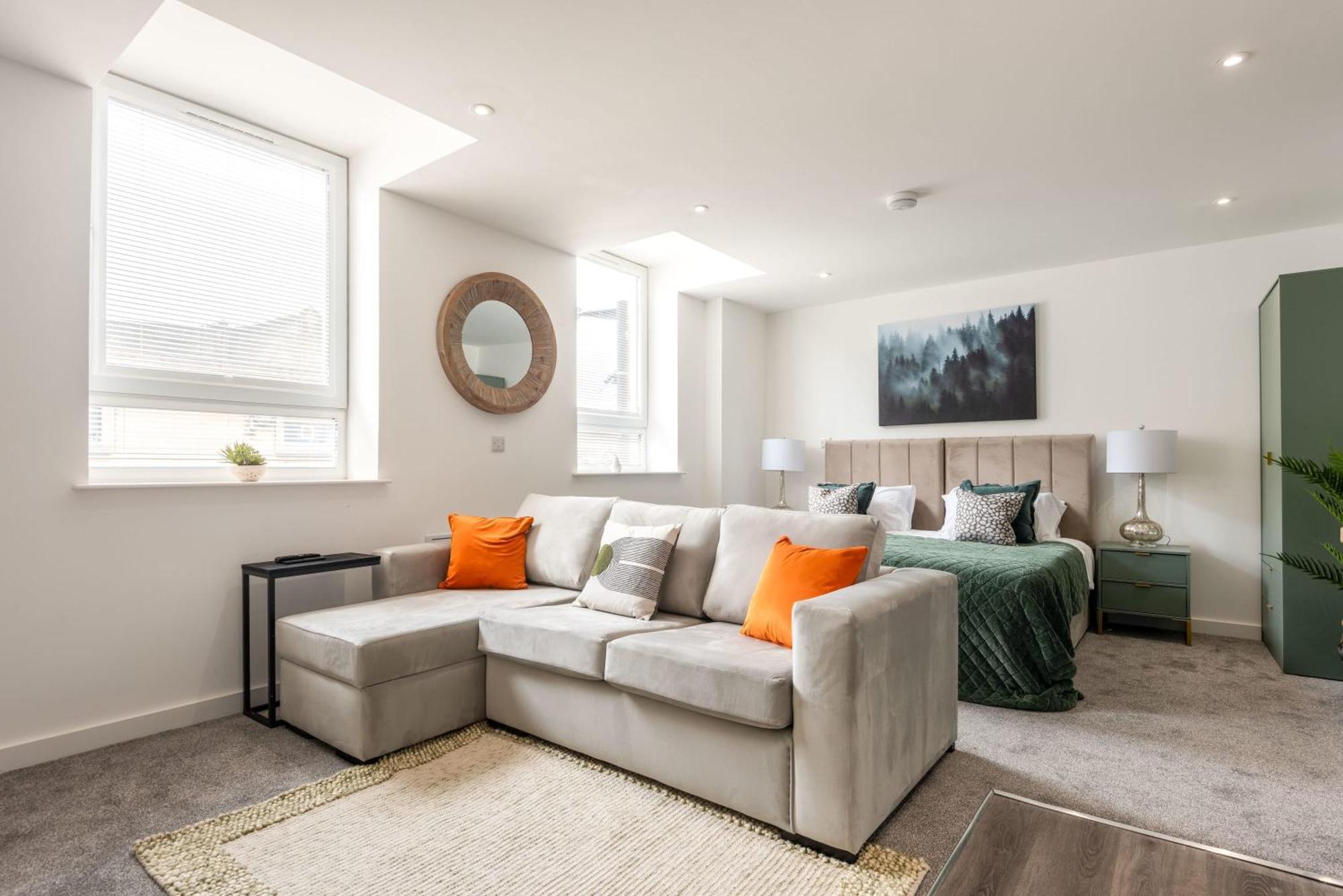 Contemporary 1 Bed Central Rotherham Studio المظهر الخارجي الصورة